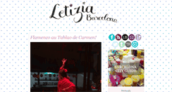 Desktop Screenshot of letiziabarcelona.com